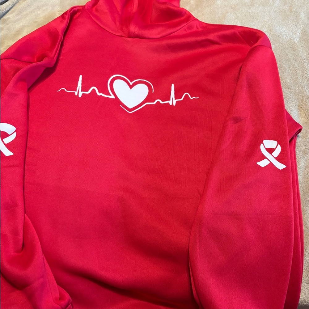 Red Heartbeat Hoodie
